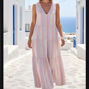 Marine Layer | Dresses | Marine Layer Maeve Maxi Dress Flannel Windowpane  Plaid | Poshmark